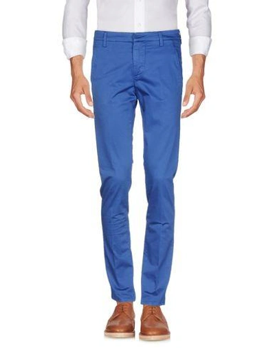 Shop Dondup Pants In Bright Blue