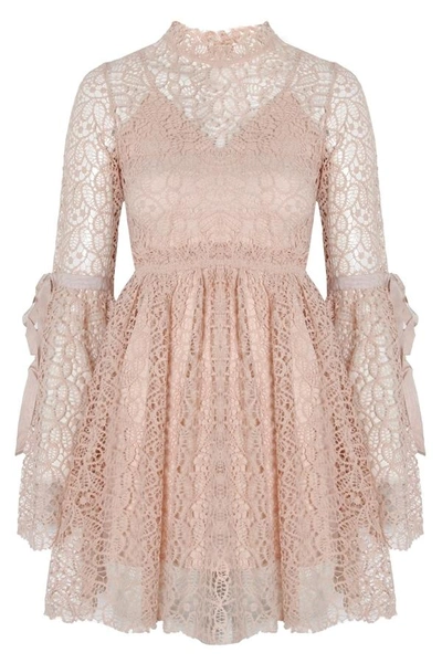 Shop Alice Mccall Back To You Dress Nude In Pink