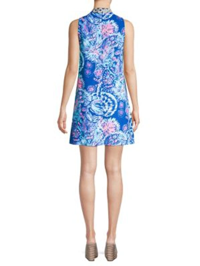 Shop Lilly Pulitzer Jan Printed Shift Dress In Deep Indigo Gypseagirl