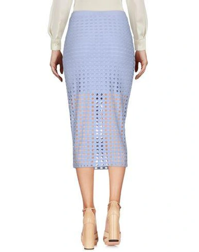 Shop Alexander Wang T 3/4 Length Skirts In Lilac