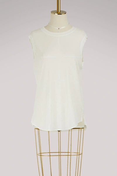 Shop James Perse Sleeveless Tank Top In White