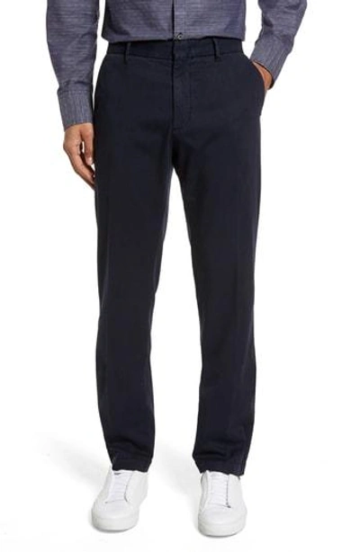 Shop Zachary Prell Aster Straight Fit Pants In Teal