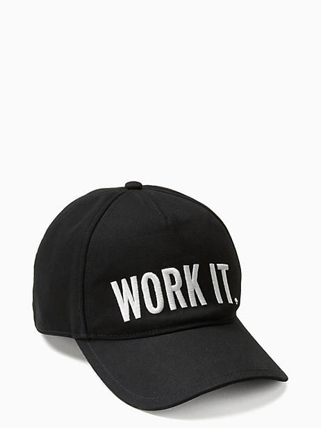 Kate Spade Work It Baseball Cap In Black | ModeSens