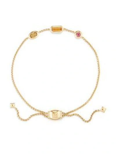 Shop David Yurman Novella Chain Bracelet In Yellow Gold