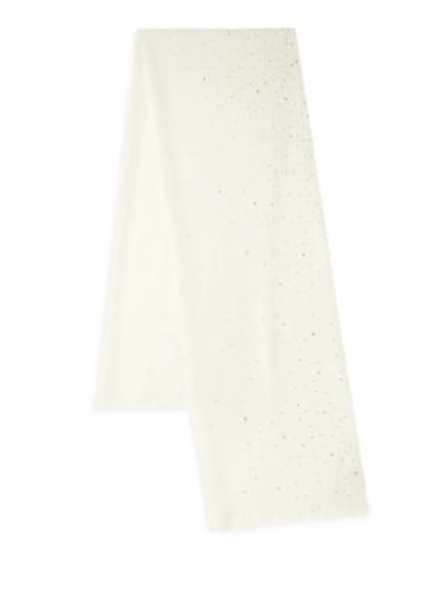 Shop Bindya Embellished Evening Wrap In Ivory