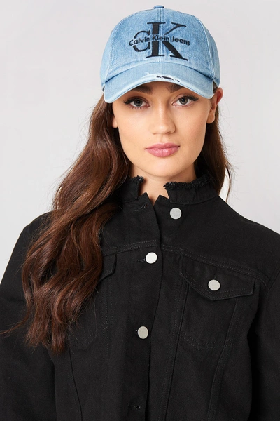 Calvin Klein Re-issue Denim Baseball W Cap - Blue | ModeSens