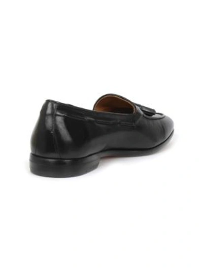 Shop Bruno Magli Ali Tasseled Loafers In Black