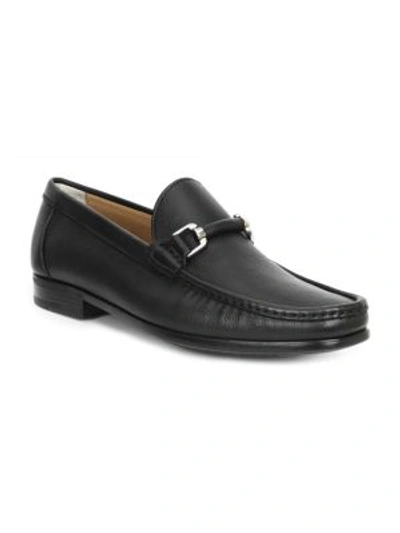 Shop Bruno Magli Salento Moccasins In Black