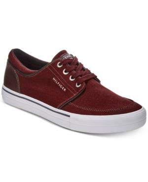tommy hilfiger maroon shoes