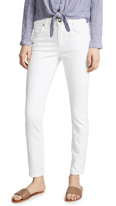 Shop Goldsign The Profit Ankle Skinny Jeans In Bone