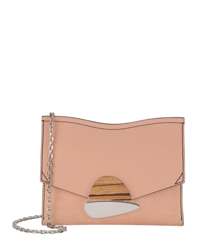 Shop Proenza Schouler Curl Stone Pink Small Clutch