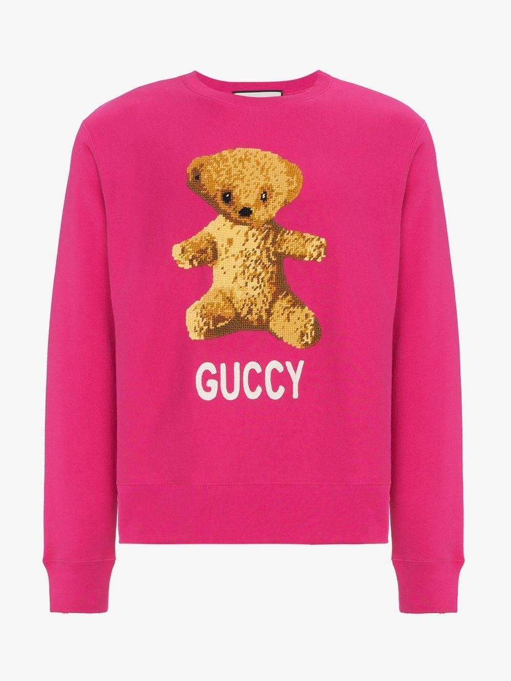 guccy teddy bear sweater