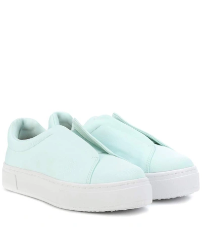 Shop Eytys Doja S-o Platform Sneakers In Green