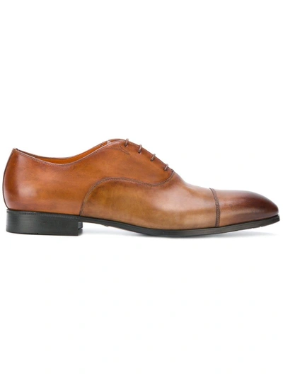 Shop Santoni Ombré Style Oxford Shoes