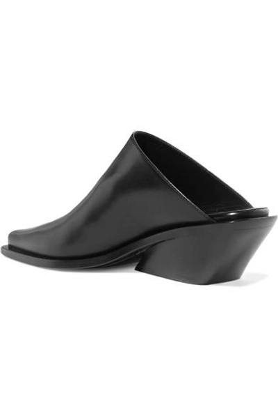 Shop Ann Demeulemeester Leather Mules