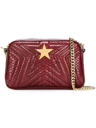 Shop Stella Mccartney Stella Star Shoulder Bag - Red