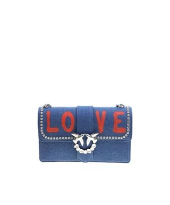 pinko denim bag
