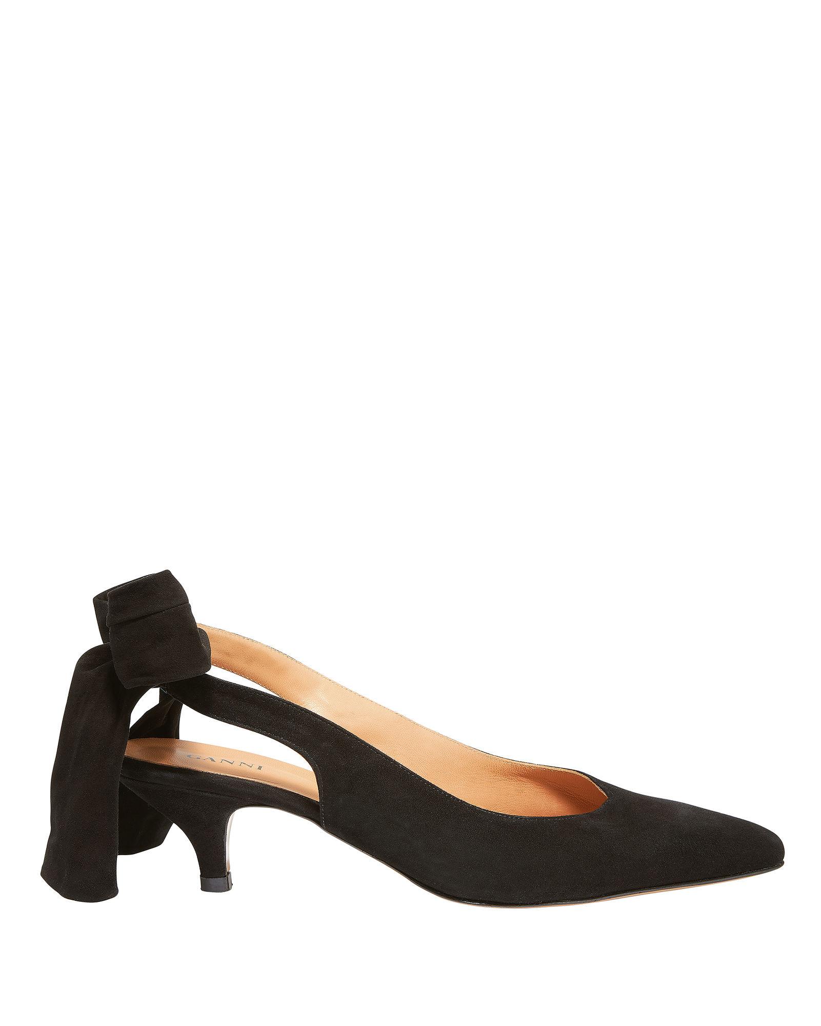 ganni kitten heels