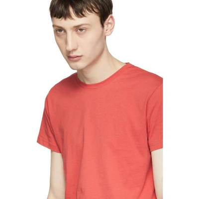 Shop Apc Red Jimmy T-shirt