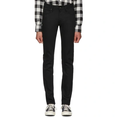 Shop Naked And Famous Black Super Skinny Guy Jeans