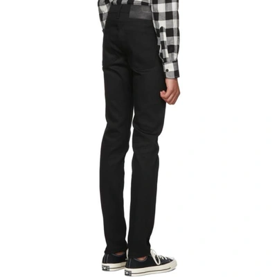 Shop Naked And Famous Black Super Skinny Guy Jeans