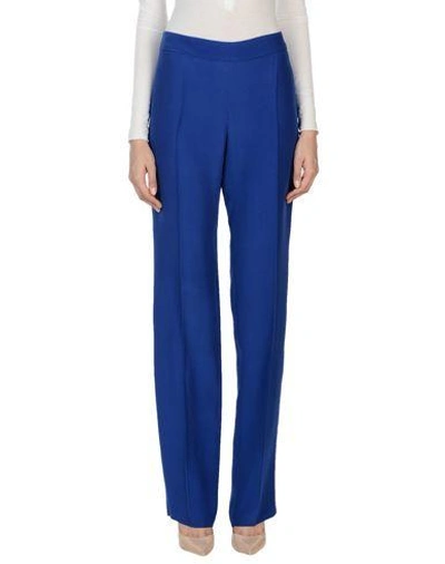 Shop Armani Collezioni Casual Pants In Blue