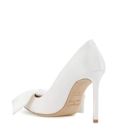 Shop Jimmy Choo X Off-white Mary Bow 100 Pumps