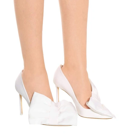 Shop Jimmy Choo X Off-white Mary Bow 100 Pumps