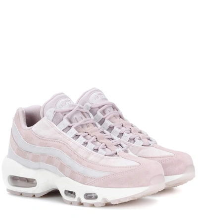 Shop Nike Air Max 95 Leather Sneakers