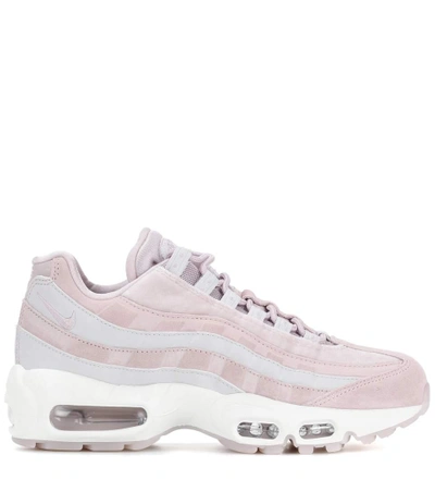 Shop Nike Air Max 95 Leather Sneakers