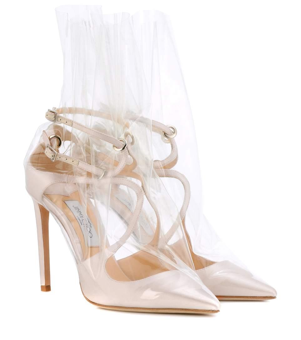 jimmy choo satin shoes