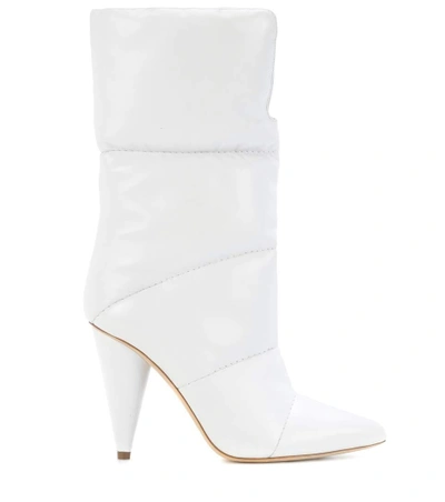 Shop Jimmy Choo X Off-white Sara 100 Leather Boots