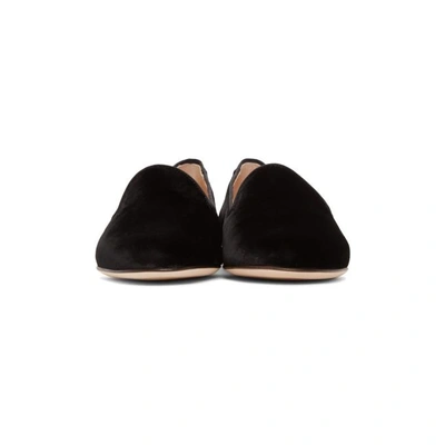 Shop Charlotte Olympia Black Nocturnal Loafers