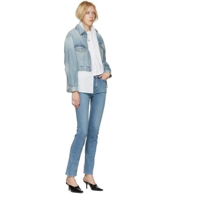 Shop Simon Miller Blue Lowery Jeans In 84036 Mid I