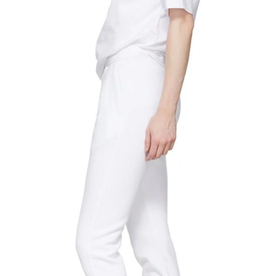 Shop Dsquared2 White Classic Lounge Pants In 100 White