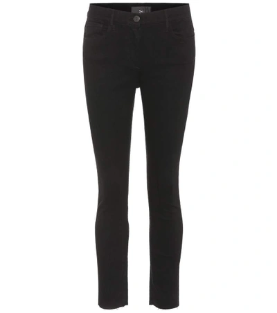 Shop 3x1 W2 Cropped Mid-rise Skinny Jeans In Black