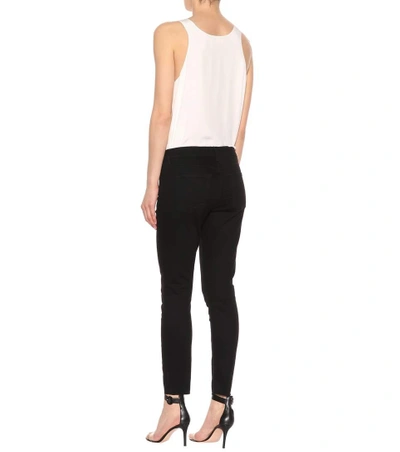 Shop 3x1 W2 Cropped Mid-rise Skinny Jeans In Black