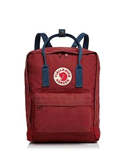 Shop Fjall Raven Kanken Backpack In Oxblood Red