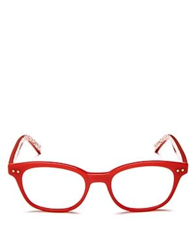 Shop Kate Spade New York Rebecca Square Readers, 47mm In Red