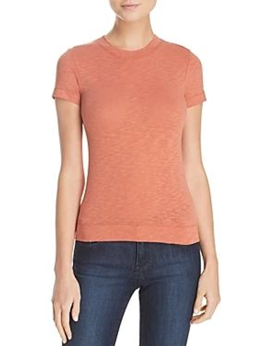 Shop Theory Tiny Tee In Pink Russet