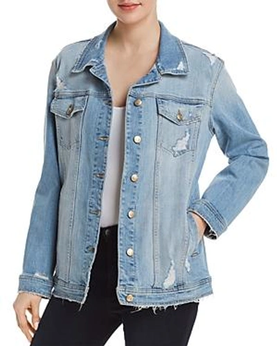 Shop Joe's Jeans Oversize Denim Jacket In Memrie