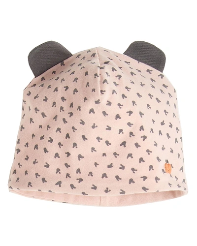 Shop Bonniemob Reversible Baby Beanie Hat W/ Ears, Pink