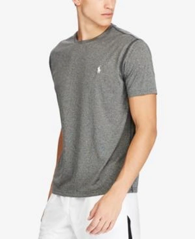 Polo Ralph Lauren Men's Active-fit Performance T-shirt In Black Marl  Heather | ModeSens