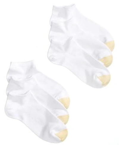 Shop Gold Toe Women's 6-pack Casual Ultra-soft Socks In White