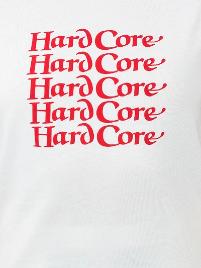 Shop Alexa Chung Hardcore Slogan T-shirt