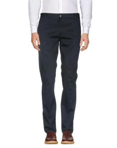 Shop John Varvatos Casual Pants In Dark Blue