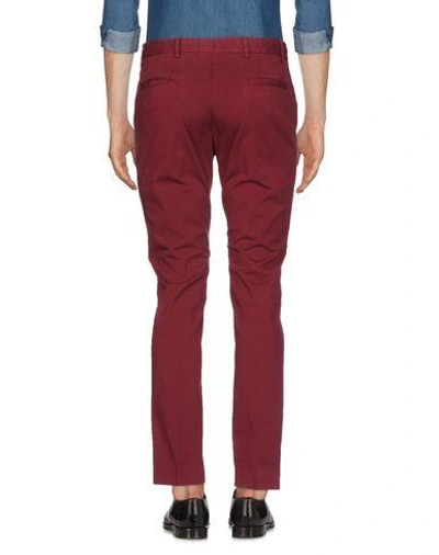 Shop Ps By Paul Smith Casual Pants In Maroon