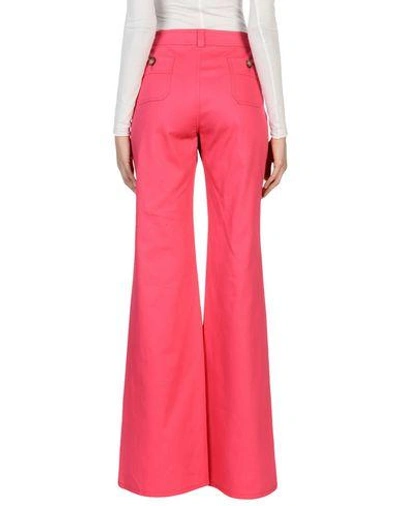 Shop Ines De La Fressange Casual Pants In Fuchsia