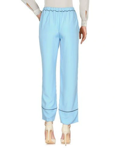 Shop Marni Casual Pants In Sky Blue
