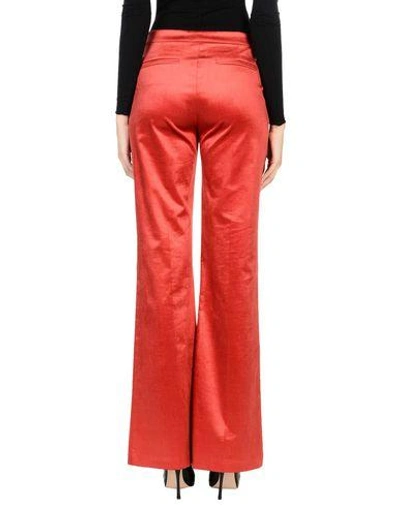 Shop Pinko Casual Pants In Red